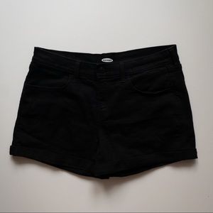 Old Navy Black Denim Shorts Size 12